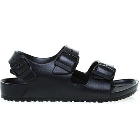 Resim Birkenstock Siyah Erkek Çocuk Plaj Terliği 1009353 MILANO KID 