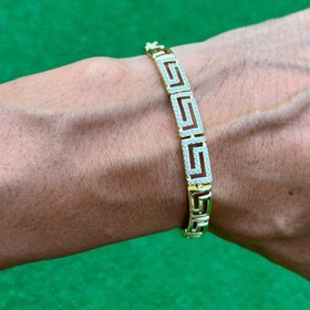 Resim RICH GOLDEN TETRIS BRACELET (Gold Plated) 