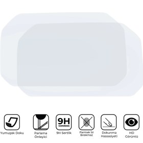 Resim Gp Kompozit Bmw F 800 Gs 2021-2024 Uyumlu Motosiklet Ekran Koruyucu Şeffaf 