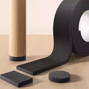 Resim 1 Rulo Silentguard Mobilya Pedleri, 5Cm Genişlik - Ofis ve Yurt Sandalyeleri ve Masaları için Kendinden Yapışkanlı Kaymaz ve Gürültü Azaltıcı Pedler. 