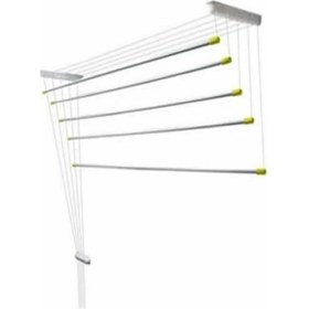 Resim 7 Çubuklu 150 cm Demir Boru Çamaşırlık Beyaz, Dayanaklı ve Şık Tasarım 