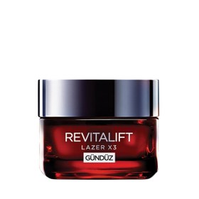 Resim L'Oreal Paris Dermo Revitalift Laser X3 Yoğun Yaşlanma Karşıtı Gündüz Kremi 50 ml 