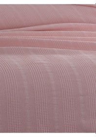 Resim Tek Kişilik Waffle Pike 160x230cm, %100 Pamuk, Petek Tasarım, Pudra Pudra 