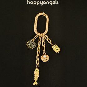 Resim Golden Shore Altın Kaplama Zincirli Çanta Süsü - KeyCharm (Bag Charm) | Happyangels 