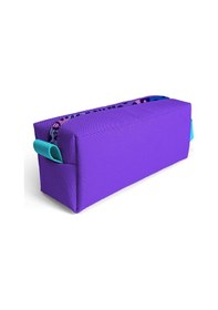 Resim Coral High Mor Leopar Tek Bölmeli Kalemlik - Kız Çocuk Kalem Çantası 