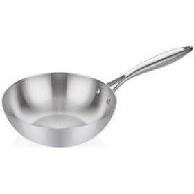 Resim Elit Mm Çelik Wok Tava 