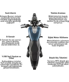Resim Turuncu Motosiklet Takip Sistemi 24 Aylık 