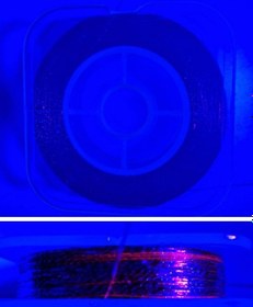 Resim Ea genset Hazır Çapari Kombini Boru Sim Ultraviyole Uv Neon 3 Renkli Kırmızı Fuşya Mor Makarada 