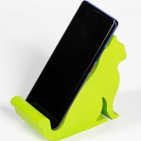 Resim Birlik Sünger Sünger Kedi Masa Üstü Telefon Ve Tablet Tutacağı Yeşil 13x12,5x6 Cm 