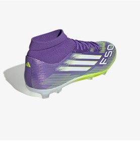 Resim Adidas F50 League Mid Firm-multi Ground Erkek Mor Çim Saha Kramponu Jı0886 Mor 