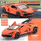 Resim Aurora Mini Alaşım Küçükspor Arabalı Modeli Oyuncu Arabam Turuncu Turuncu 