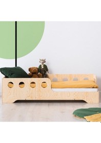 Resim Markaawm Roofless Ahşap Çocuk Karyola Montessori Yatak Bebek Beşiği 