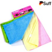 Resim Suff 4'lü Fırsat Mikrofiber Genel Temizlik Bezi (Gül) 32x32 cm 