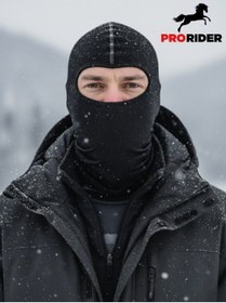 Resim PRORIDER Motosiklet Polar Balaklava Likralı Kar Maskesi | Kayak ve Sporcu İçin Termal Yüz Maskesi 