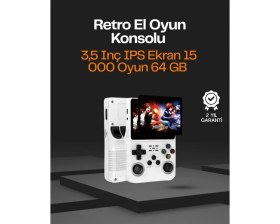 Resim Sepetink Taşınabilir Retro Oyun Konsolu - 15.000 Oyun, 64 GB Depolama, IPS Ekran 
