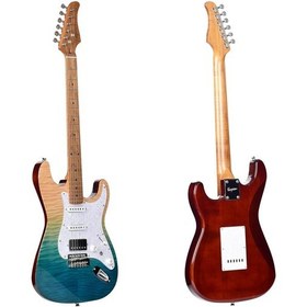 Resim Kaysen Kst-650 Mbl Modern Strat Elektro Gitar Hss Alnico V Manyetik 