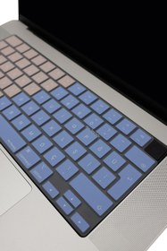 Resim Mcstorey MacBook Kılıf Türkçe‑Q Klavye Koruyucu M5 M4 M3 M2 M1 Silikon Kapak Toz Dökülme Çizilme Karşı Koruma 