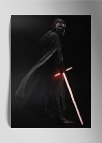 Resim Metal Baskı Parlak Duvar Tablosu - Star Wars Kylo Ren 