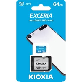 Resim KIOXIA 64GB Micro SDXC C10 100MB/sn LMEX1L064GG2 