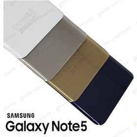 Resim Samsung Uyumlu Galaxy Note 5 Arka Pil Kapak Batarya Kapağı Cam 
