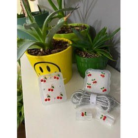 Resim Iphone 1/2. Nesil Koruyucu Bluetooth Kulaklık KILIFI_18W/20W Uyumlu Şarj Kablosu Ucu ve Şarj Başlığı 