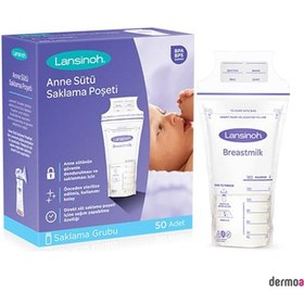 Resim Lansinoh Süt Saklama Poşeti 50 Adet 