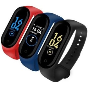 Resim BLUE İNTER M4 Renkli Ledli Ekran Su Geçirmez Akıllı Bileklik 