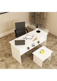 Resim KALENDER DEKOR MERKÜR-1-2 OFİS BÜRO MASASI TAKIMI MRK01 