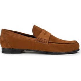 Resim Deery Süet Tarçın Rengi Loafer Erkek Ayakkabı 