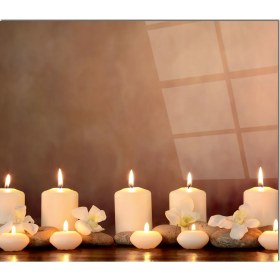 Resim Olinpa Cam Ocak Arkası Koruyucu | Mum 