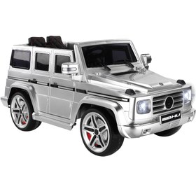 Resim Babyhope 439A BHU Jeep 12V Akülü Araba Metalik Boyalı Gri 
