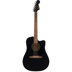 Resim Fender 0974010506 California Debut Redondo Ce Elektro Akustik Gitar (siyah) | Dreadnought Gövde Kesik Kasa (cutaway) Ve Dahili Preamp Sistemi 