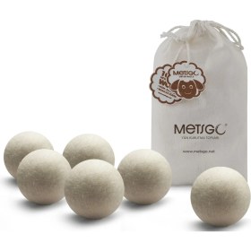 Resim Storemax Metsgo (6 Adet) Yün Kurutma Topu - Doğal Yumuşatıcı- Kırışık Giderici - Kurutma Makinesi Için 