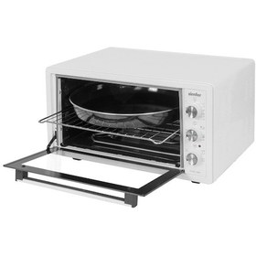 Resim Simfer 4502 Beyaz 45 Litre Turbo Midi/Mini Fırın Kompakt Tasarım ve Enerji Verimliliği Sağlar 