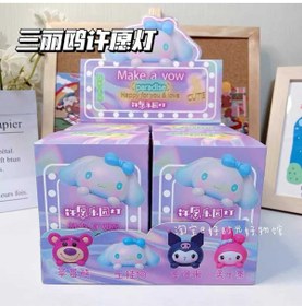Resim sofun Sanrio Kuromi Cinnamoroll My Melody Masa Lambası Özel Kutulu Karakter Gece Lambası 