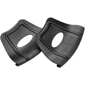 Resim Xindoker Motosiklet Jant Koruyucu Nylon Kaynaklı Lastik Montaj Tamiri İçin Kırık Ve Çizikten Koruma, 2 Adet Siyah 