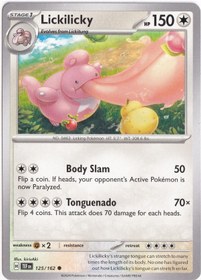 Resim Lickilicky 125/162 - Temporal Forces - Pokemon Kartı Mint 
