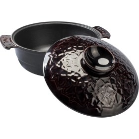 Resim Lava Anatolıa Selçuklu Güveci (Ø)26 cm Majolica Mor 