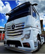 Resim Karadeniztırmarket Actros 1848 Panjur Krom Ve Alt Düz Krom Boru 