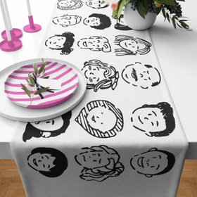 Resim Emotions Doodle Runner Örtü 