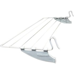 Resim TeknoTrust Mavi 60 cm 5 Telli Metal Petek Kurutmalık, Çamaşır Kurutma Askısı 
