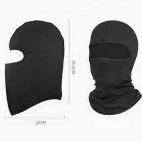 Resim Erkekler için kar maskesi kış kayak yüz maskesi nefes Hood kayak maskesi bisiklet motosiklet sürme için 