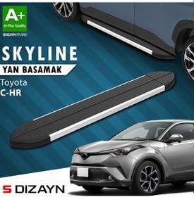 Resim S-dizayn Toyota C-hr Skyline Aluminyum Yan Basamak 173 Cm 2016-2023 A+ Kalite 