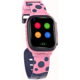 Resim Renkli Akıllı Çocuk Saati, Konum Takip ve Güvenlik Özellikleriyle, Pembe Tasarım 