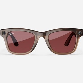 Resim Ray-Ban Meta Wayfarer (Gen 1) Kameralı Yapay Zekalı Akıllı Gözlük Warm Stone Transitions Watermelon Red 