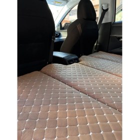 Resim Shopset Shop-Set - Oto Arka Koltuk Yatak 70*130 cm - Kahverengi - Taytüyü Kumaş 