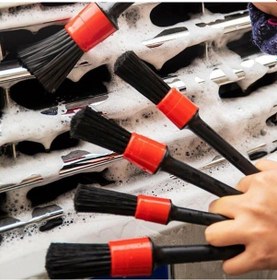 Resim Büro Ev Ofis Arabası İçin 6parça Araç İçi Dışı Detaylı Oto Motor Temizlik Fırçası Seti 