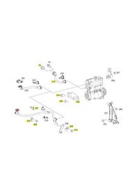 Resim Mercedes A4702005252 Kompresör Su Borusu Çıkış Voith Tip Mer Lkw A4702005252 Diğer 