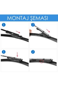 Resim SIEGEN Sentinel Muz Silecek Takımı Nissan Qashqai 2007-2013 ile uyumlu 
