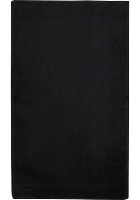 Resim Raschel Carpet Siyah Lüks Raschel Kaymaz Taban Peluş Halı Yolluk Siyah 